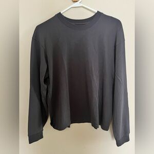 Madewell Charcoal Long Sleeve Top